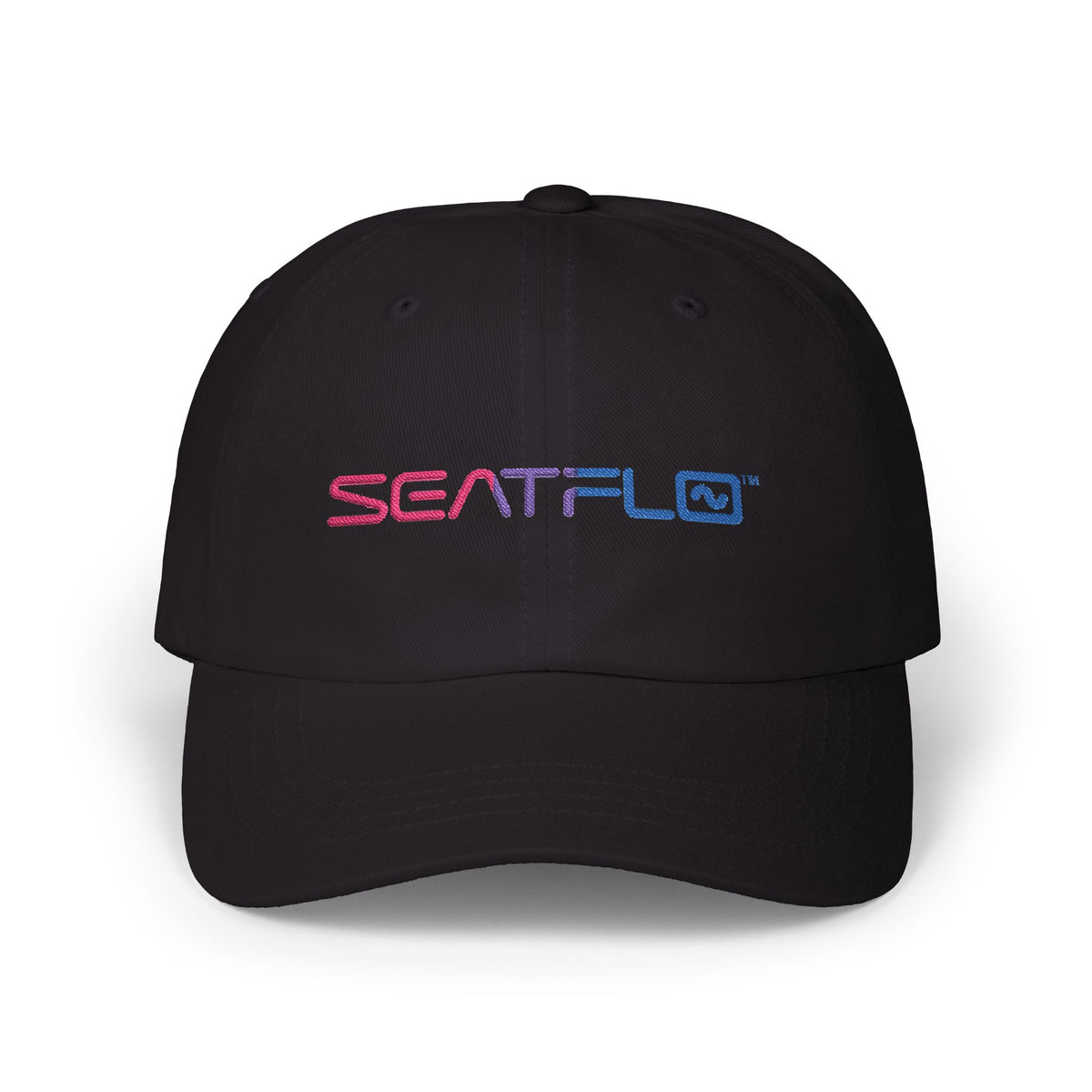 Retro Neon "SEATFLO" Logo Embroidered Hat