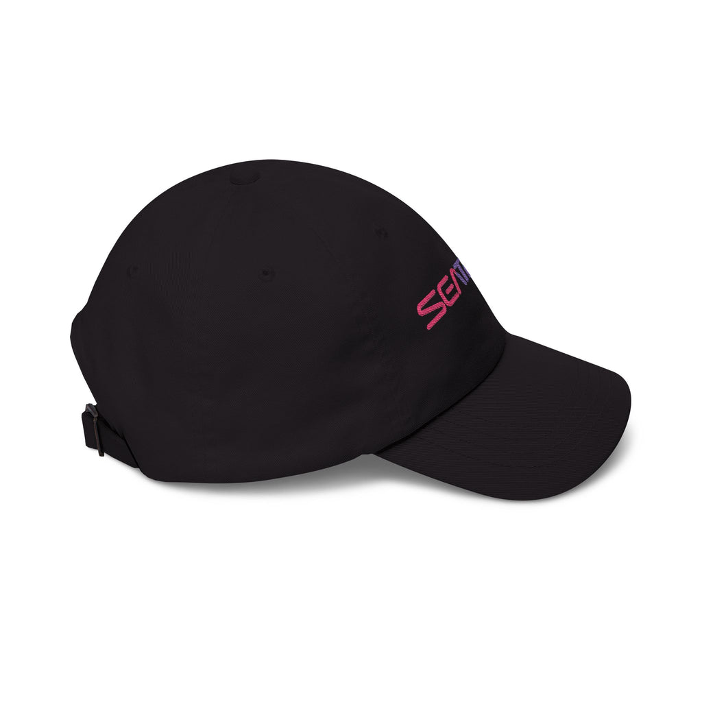 Retro Neon "SEATFLO" Logo Embroidered Hat